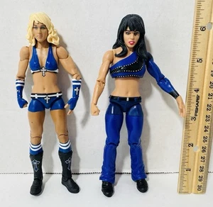 WWE Michelle McCool & Layla Action Figures LayCool Rare - Picture 1 of 2