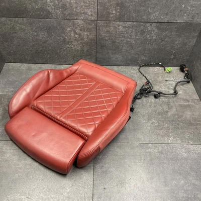 Cojín inferior asiento delantero derecho OEM AUDI S4 S5 2018-2024 MAGMA ROJO Foto 1 de 4