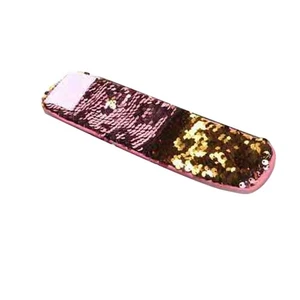 Reversible Sequin Bracelets Decorative Charm Sequins Slap Wristband Strap Band - Picture 1 of 4