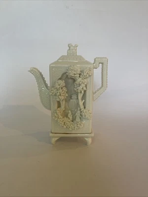 Gorgeous Chinese Blanc-De-chine Teapot and cover Mint 7.5”  Foto 1 de 4