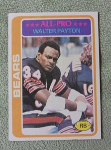 VINTAGE TOPPS 200 FOOTBALL CARD 1978 WALTER PAYTON EX/NM CHICAGO BEARS ALL-PRO - Picture 1 of 2