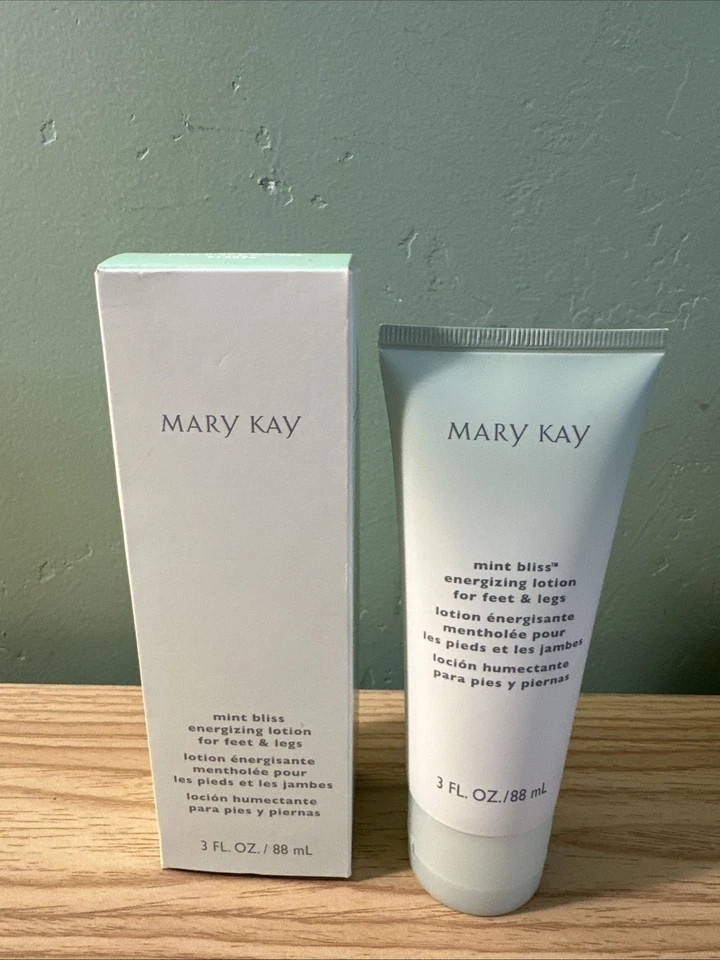 3x Mary Kay MINT Bliss Energizing Lotion for Feet & Legs Soothing 3oz