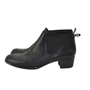 Munro Shari Chelsea schwarze Stiefeletten minimalistisch Größe 9 N - Bild 1 von 13