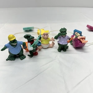 Lotto di 5 giocattoli Happy Meal vintage McDonalds Dinosauri Dino-Motion Sinclairs 1992 - Foto 1 di 16