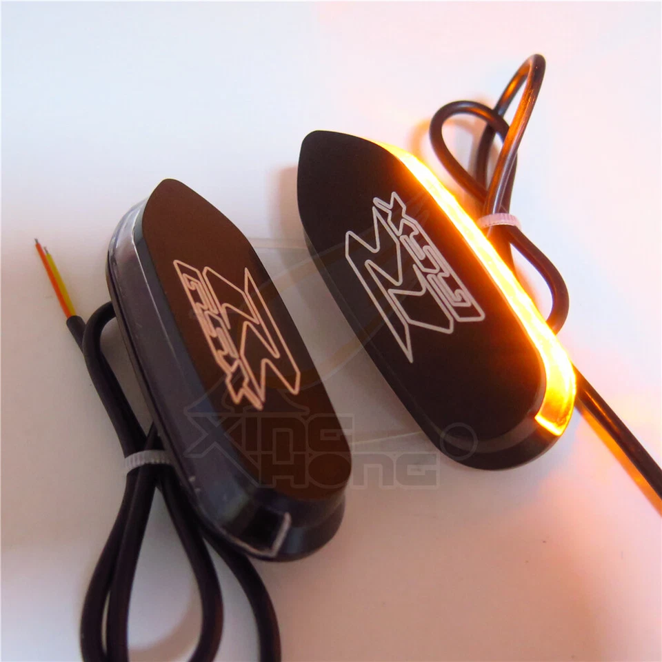 Placa base bloque espejo señal ámbar LED para Suzuki GSXR 600 750 1000 2006-2 Foto 1 de 4