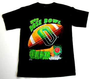 Oregon Ducks Shirt T Shirt Vintage 1995 Rose Bowl Football U of O NCAA Black L - Picture 1 of 8