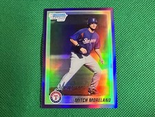2010 Bowman Chrome Prospects Purple Refractors #BCP37 Mitch Moreland 450/999