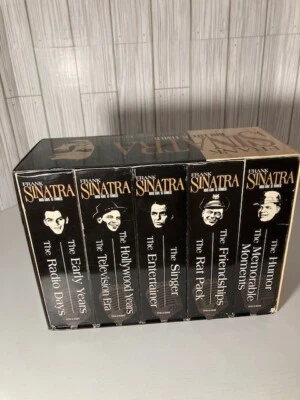 FRANK SINATRA HIS LIFE AND TIMES 10 VHS Collector's Edition BOX SET Excellent - Image 1 of 3