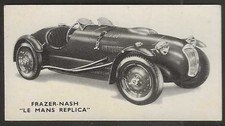 KELLOGGS-MOTOR CARS (BLACK & WHITE) 1949-#40- FRAZER-NASH LE MANS REPLICA