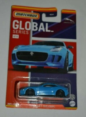 Matchbox Global Series 2021 4/14 - '15 Jaguar tipo F cupé azul Foto 1 de 3