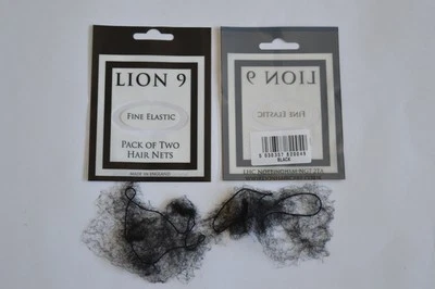 LION HAIRCARE LÖWENHAARNETZE (2 PRO PACKUNG) FÜR BALLETT, TANZ, GYMNASTIK IN 5 SCHATTIERUNGEN/FARBEN