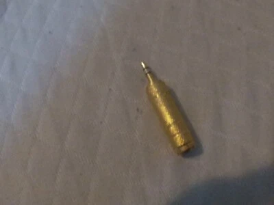 3.5mm Male to 6.5mm Female Plug Jack Stereo Headphone Audio Adapter - Image 1 of 3