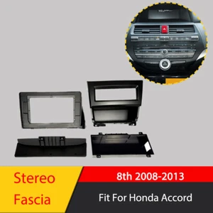 Best Fascia Stereo Radio Bezel Panel Frame Trim 2 Din For Honda Accord 8th 08-13 - Picture 1 of 1