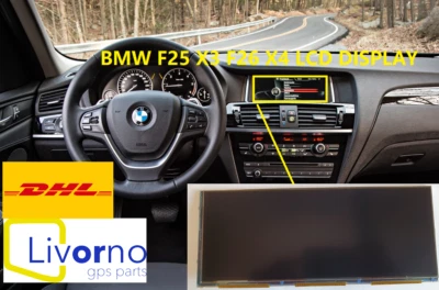 DISPLAY BMW F25 F26 X3 X4 NBT EVO LCD SCHERMO PARTE DI RICAMBIO ALPINE AL2566 - Immagine 1 di 4