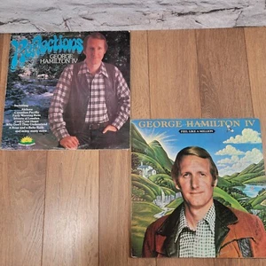 2 George Hamilton IV LP Vinyl, Record, Feel Like A Million & Reflections - Picture 1 of 4