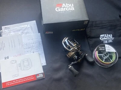Abu garcia Revo Elite IB5-L Left used very good bait reel W/Box PE Line from JP - Image 1 of 4