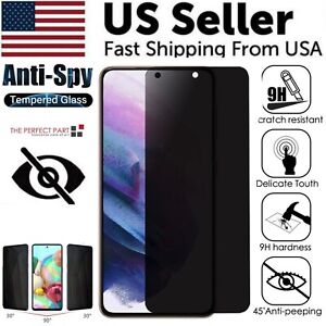 For Samsung Galaxy S21 Ultra 5G Privacy Anti-Spy Tempered Glass Screen Protector