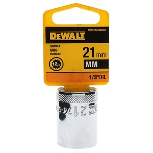 DeWalt DWMT74578OSP metrische Chrombuchse, 21 mm 12-Punkt, 1/2" Antrieb, 74-578D - Bild 1 von 13