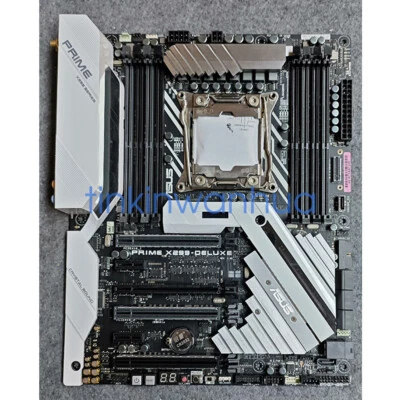 100% Tested FOR ASUS Prime X299-Deluxe Motherboard 1×U.2 2×M.2 7×SATAIII - Image 1 of 4