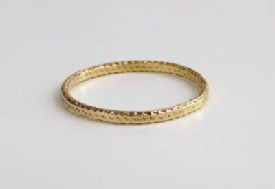 Anillo Brillo Oro, Anillo Lleno Oro 14k, Anillo Pila Oro, Anillo Grueso Oro, 14k Foto 1 de 2