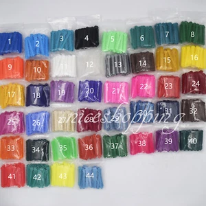 1 Pack/1040 Pcs Dental Orthodontic Ligature Ties Elastic Rubber Bands 45 Colors - Picture 1 of 192