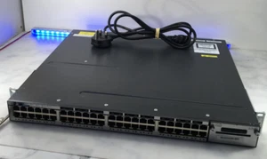 Cisco Catalyst 3750-X Series POE+ 48 Port Switch - TNY-WS3750X-3560X (A) #G7 - Picture 1 of 3