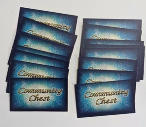 Monopoly 2000 Millenium Board Game Pieces/Parts, 16 Community Chest Cards - Picture 1 of 2