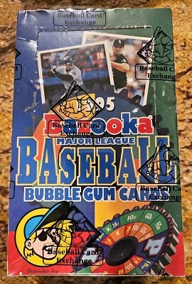 1995 Topps Bazooka Bubble Gum Baseball SEALED BOX BBCE Wrapped 36 Packs RARE - Image 1 of 2
