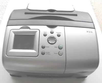 Lexmark P315 Colour Thermal Inkjet Printer Silver & Grey Digital Screen USB Port - Image 1 of 4