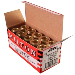 Acoplador Milton® 1/4" FNPT M-STYLE® con protector de arrastre (Caja de 10) - Imagen 1 de 3