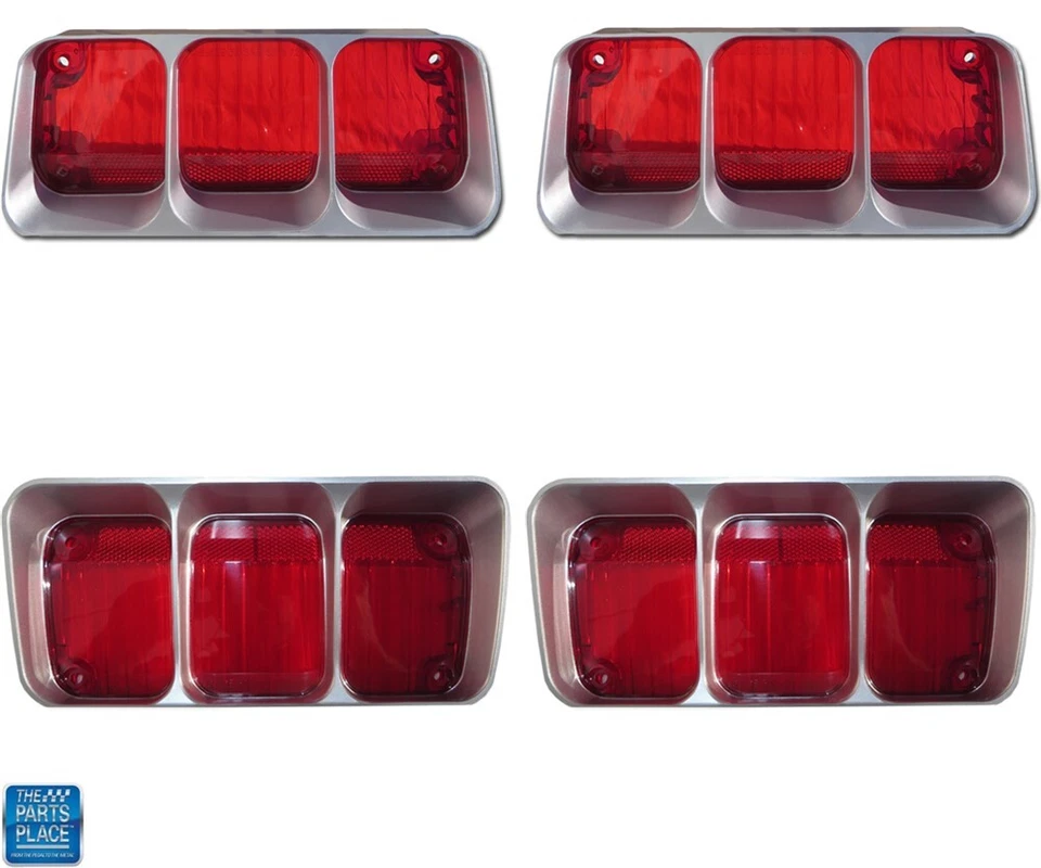 Oldsmobile Cutlass 442 Supreme 1972 juego de lentes de luz de lámpara trasera - nuevo Foto 1 de 1