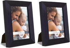 3.5X5 Inch Picture Frame Set of 2 High-End Modern Style, Made of Solid Wood and