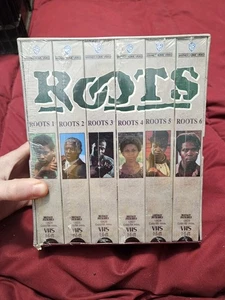 NEW Roots (VHS, 1992, 6-Tape Set, Six Tape Boxed Set) 1977 Mini-Series Complete - Picture 1 of 5