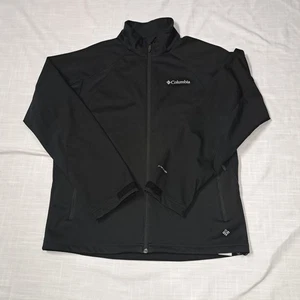 Columbia Black Jacket M Onmi Heat Omni Wind Block Breathable Windproof Outdoor - Picture 1 of 12