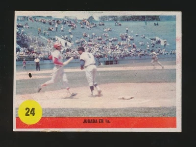1970 OVENCA (Venezuelan Winter League) -#24 DAVE CONCEPCION (Action) Pre-RC - Image 1 of 2
