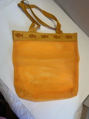Vintage Tote Bag New Stock AVON Sunshine  PVC Mesh Fish Sealed Original Package - Image 1 of 4
