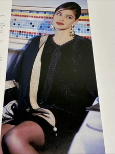 Chenille Jacket Women's Sizes Knitting Pattern Pages From Book - Picture 1 of 4