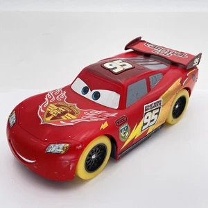 Disney Pixar Cars Lightning McQueen Carnival Cup Race Car Toy 12" Mattel 2014 - Picture 1 of 9