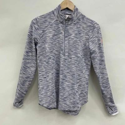 Pullover Zero Restriction Azul Rosa Cremallera Transpirable Malla Panel Patrón Talla Pequeña Foto 1 de 4