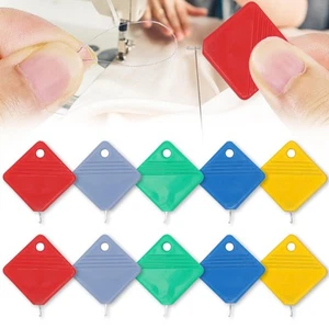 10 Piece Square Plastic Needle Threader, 2024 Hand Sewing Automatic Needle Th... - Picture 1 of 6