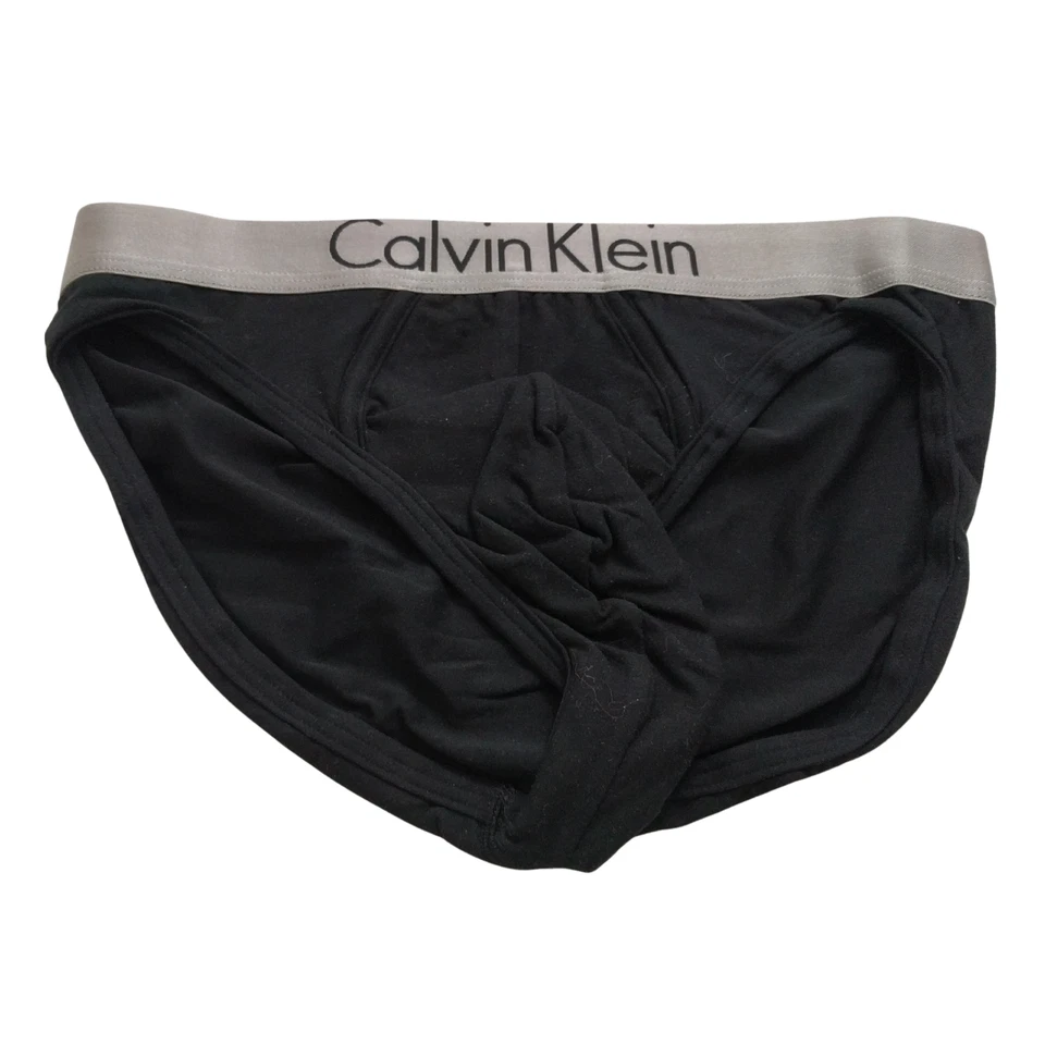 Calvin Klein Men's Black Low-Rise Microfiber Hip Brief Underwear CK U5823 - Image 1 of 1