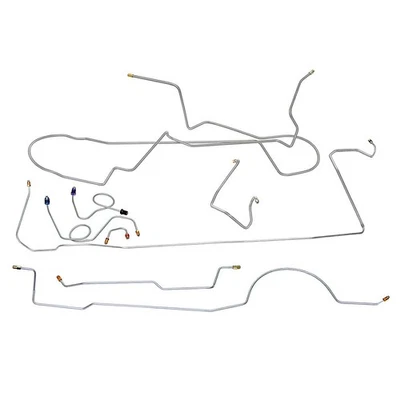 1973 Dodge Challenger Mopar Kit Completo de Linha de Freio a Tambor Tubo OE Aço - Imagem 1 de 4