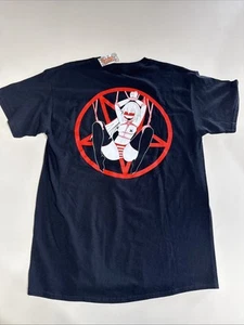 Four Eyes Anime Hentai Bondage schwarzes T-Shirt Größe Large neu mit Etikett schneller Versand #B5 - Bild 1 von 6