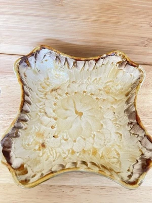 Vintage Porthmadog Square Pottery Dish Signed D Clisham Wales - Image 1 of 4