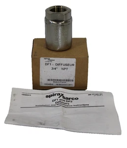 3/4" SPIRAX SARCO DF1 STAINLESS STEEL DIFFUSEUR THREADED NEW IN BOX - Picture 1 of 5