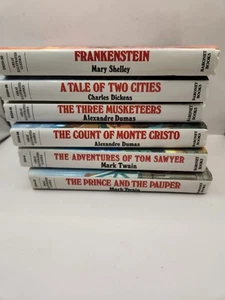 Lot Of 6 Great Illustrated Classics Hardcover Books Baronet Books: Frankenstein - Picture 1 of 7