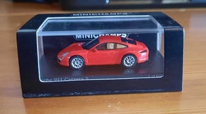 Minichamps 1:87 Resin Porsche 911 Carrera S 2011 Indischrot, Modell limitiert - Bild 1 von 5