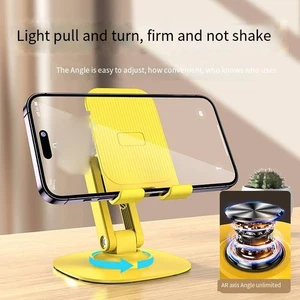 Support de téléphone de bureau pratique et portable en alliage d'aluminium pou - Photo 1 sur 13