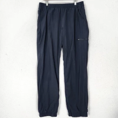 Eddie Bauer Pants Womens 14 Black Fleece Lined Hi Rise Cargo Jogger Sweatpants - Image 1 of 4