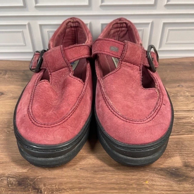 Keds Outdoor Mary Jane Red Suede Leather Buckle Strap Comfort Walking Shoes 5.5 - Image 1 of 4